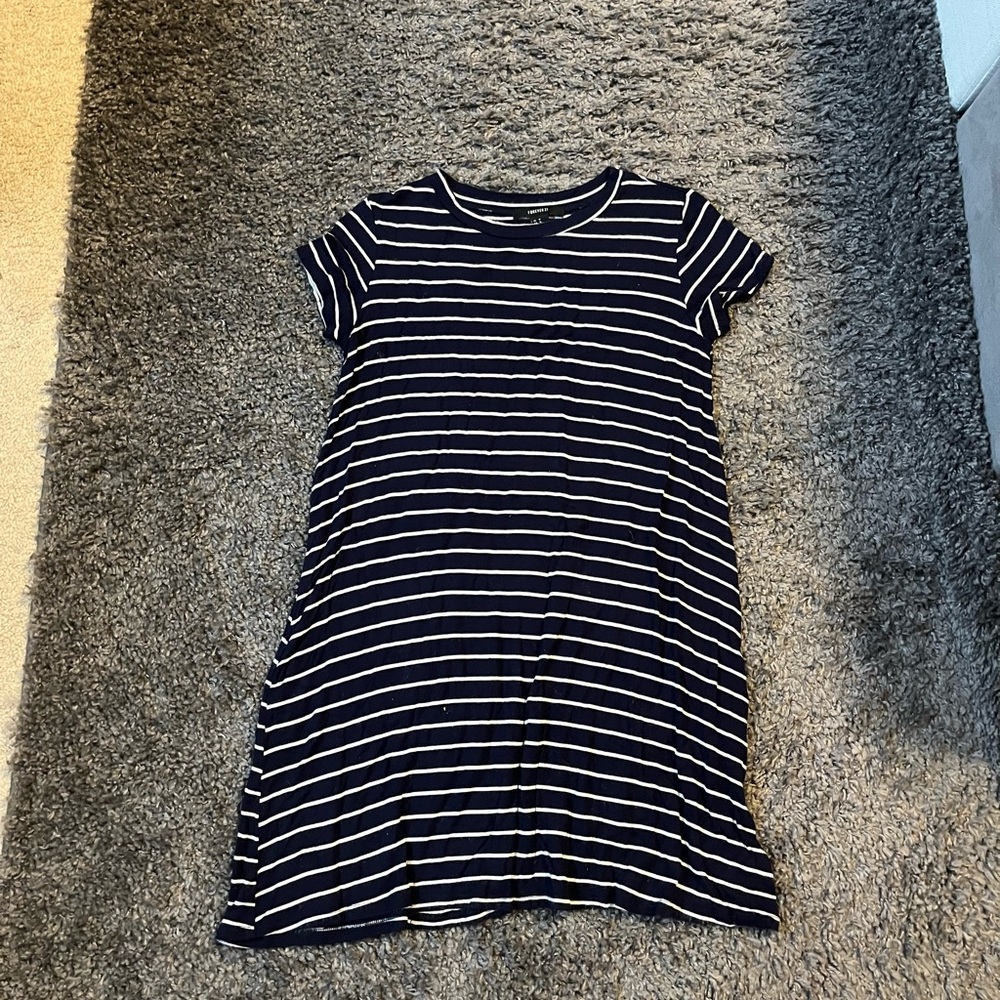 Blue & white dress
